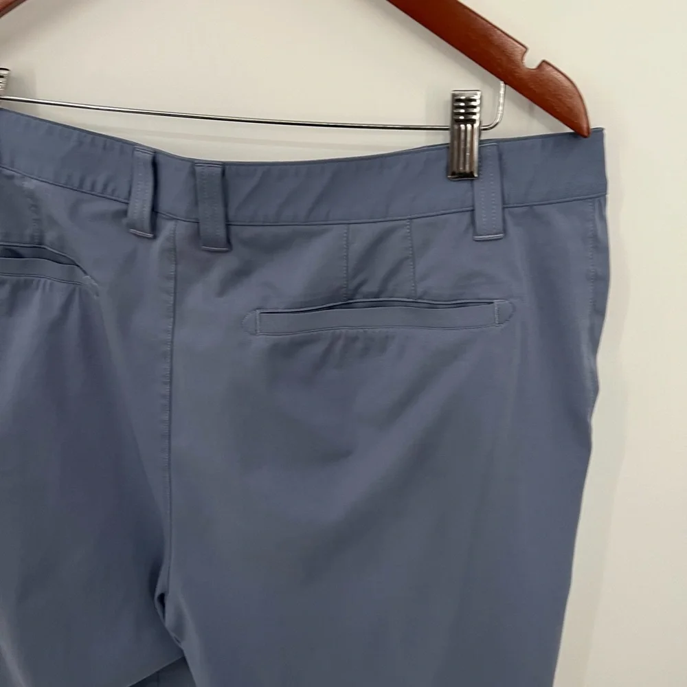 Rhone blue active golf shorts